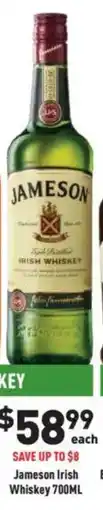 Liquor Legends Jameson Irish Whiskey offer