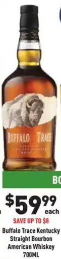 Liquor Legends Buffalo Trace Kentucky Straight Bourbon American Whiskey offer