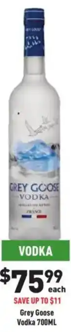 Liquor Legends Grey Goose Vodka offer