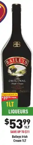 Liquor Legends Baileys Irish Cream offer