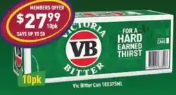Liquor Legends Vic Bitter Can offer