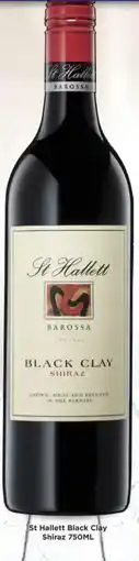 Liquor Legends St Hallett Black Clay Shiraz offer
