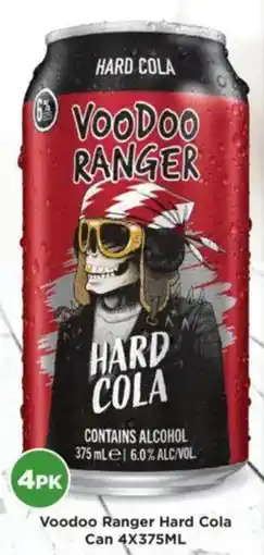 Liquor Legends Voodoo Ranger Hard Cola Can 4X375ML offer