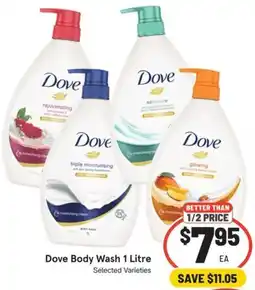IGA Dove Body Wash offer