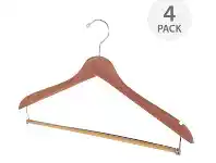 Howards Storage World Cedar Fresh Cedar Hanger with Lock Bar 4 Pack offer