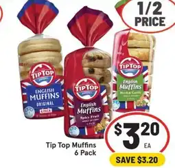 IGA Tip Top Muffins offer