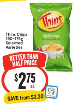 IGA Thins Chips offer
