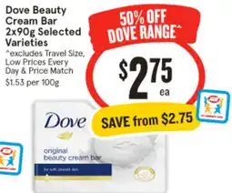 IGA Dove Beauty Cream Bar offer