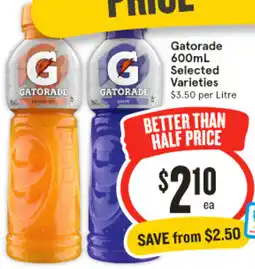 IGA Gatorade offer