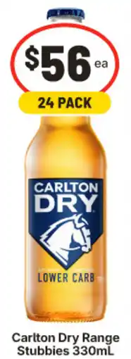 IGA Carlton Dry Range Stubbies offer