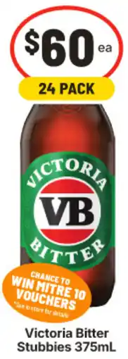 IGA Victoria Bitter Stubbies offer