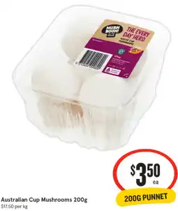 IGA Australian Cup Mushrooms offer