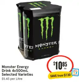 IGA Monster Energy Drink offer