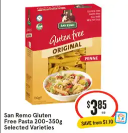 IGA San Remo Gluten Free Pasta offer