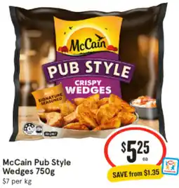 IGA McCain Pub Style Wedges offer