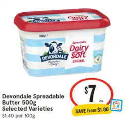 IGA Devondale Spreadable Butter offer