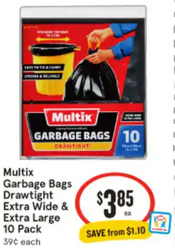 IGA Multix Garbage Bags Drawtight Extra Wide & Extra Large offer