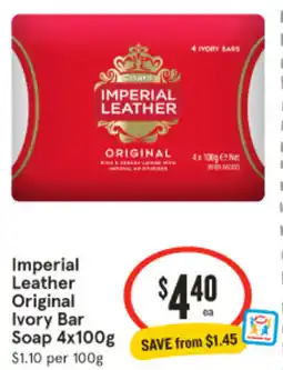 IGA Imperial Leather Original Ivory Bar Soap offer