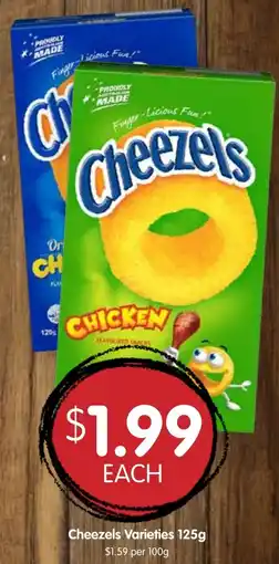 Spudshed Cheezels Varieties offer