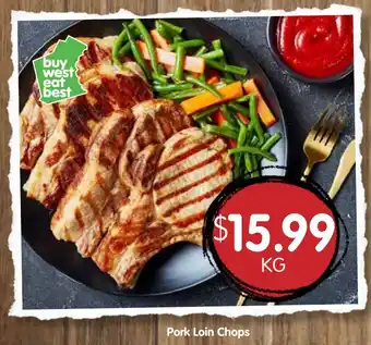 Spudshed Pork Loin Chops offer