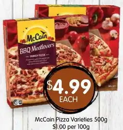 Spudshed McCain Pizza Varieties offer