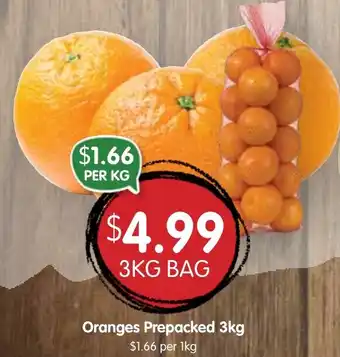 Oranges Prepacked