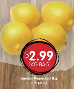 Spudshed Lemons Prepacked offer