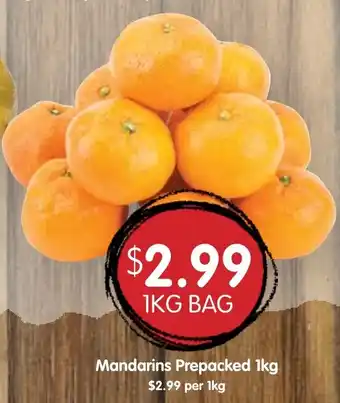 Spudshed Mandarins Prepacked offer