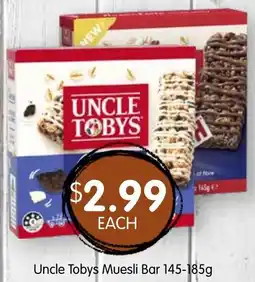 Spudshed Uncle Tobys Muesli Bar offer