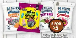 Spudshed The Natural Confectionery Co or Sour Patch Kids Varieties offer