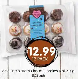Spudshed Great Temptations Classic Cupcakes offer