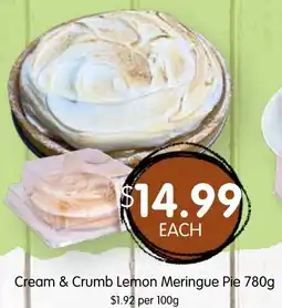 Spudshed Cream & Crumb Lemon Meringue Pie offer