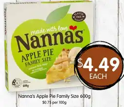 Spudshed Nanna's Apple Pie Family Size offer