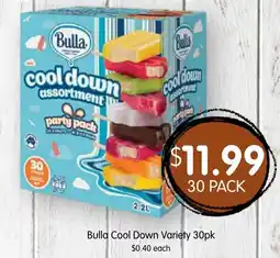 Spudshed Bulla Cool Down Variety offer
