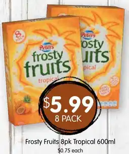 Spudshed Frosty Fruits 8pk Tropical offer