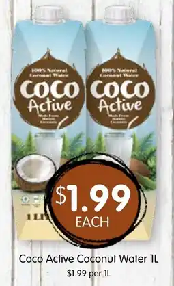 Spudshed Coco Active Coconut Water offer