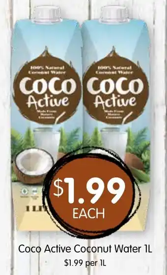 Spudshed Coco Active Coconut Water offer