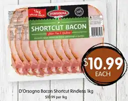 Spudshed D'Orsogna Bacon Shortcut Rindless offer