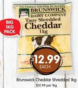 Spudshed Brunswick Cheddar Shredded offer