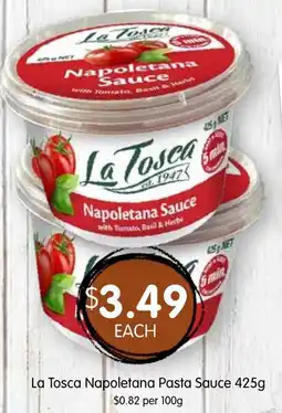 Spudshed La Tosca Napoletana Pasta Sauce offer