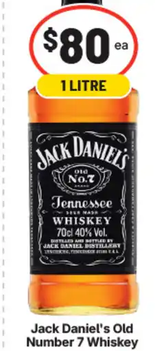 IGA Liquor Jack Daniel's Old Number 7 Whiskey offer