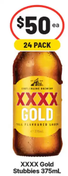 IGA Liquor XXXX Gold Stubbies offer
