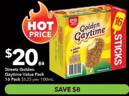 Ritchies Streets Golden Gaytime Value Pack offer