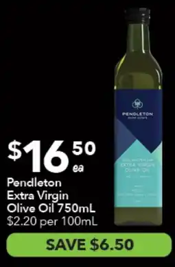 Ritchies Pendleton Extra Virgin Olive Oil offer