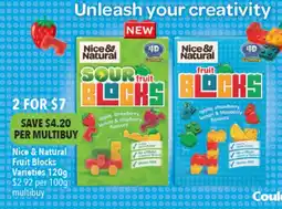 Ritchies Nice & Natural Fruit Blocks Varieties offer