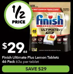 Ritchies Finish Ultimate Plus Lemon Tablets offer