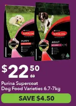 Ritchies Purina Supercoat Dog Food Varieties offer
