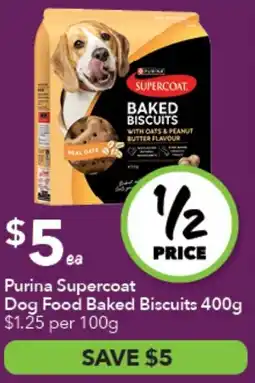 Ritchies Purina Supercoat Dog Food Baked Biscuits offer