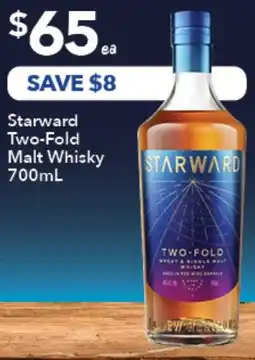 Ritchies Starward Two-Fold Malt Whisky offer