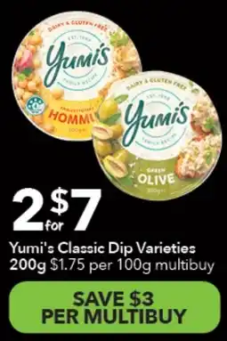 Ritchies Yumi's Classic Dip Varieties offer